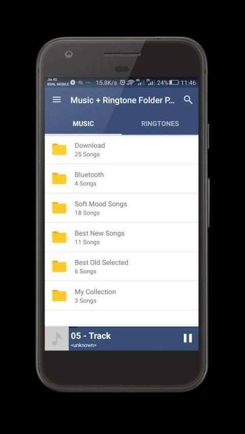 Music + Ringtone Folder Player स्क्रीनशॉट 2