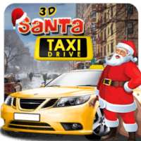 3D Santa Taxi Drive