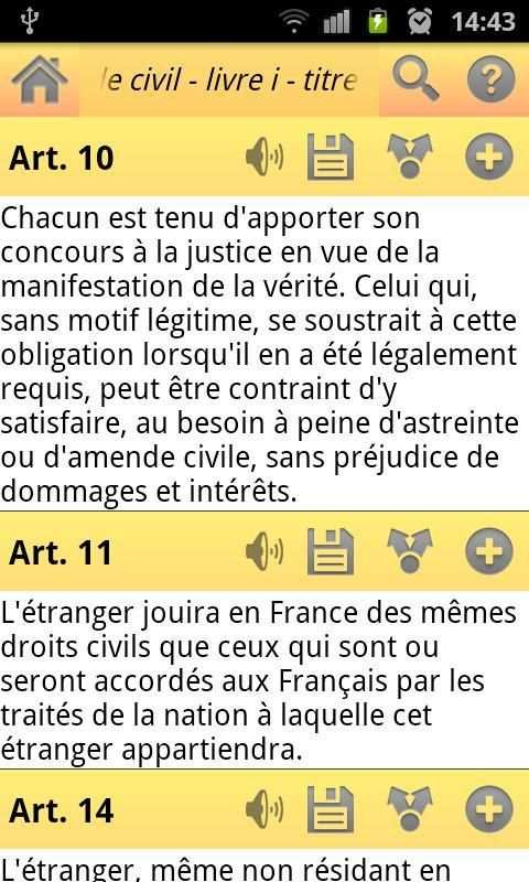 Code Civil et Pénal 6 تصوير الشاشة