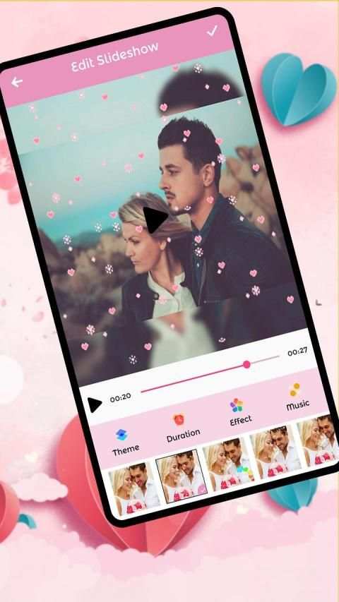Love Effect Photo Video Maker स्क्रीनशॉट 1