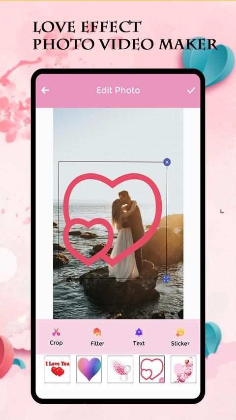 Love Effect Photo Video Maker स्क्रीनशॉट 4