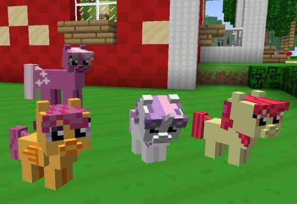 Unicorn Pony Mod for Minecraft 3 تصوير الشاشة
