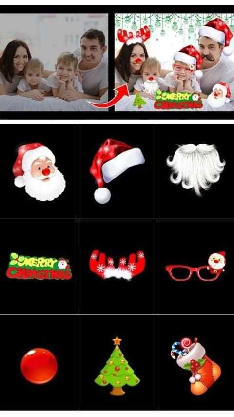 FREE-ZCAMERA CHRISTMAS STICKER скриншот 2
