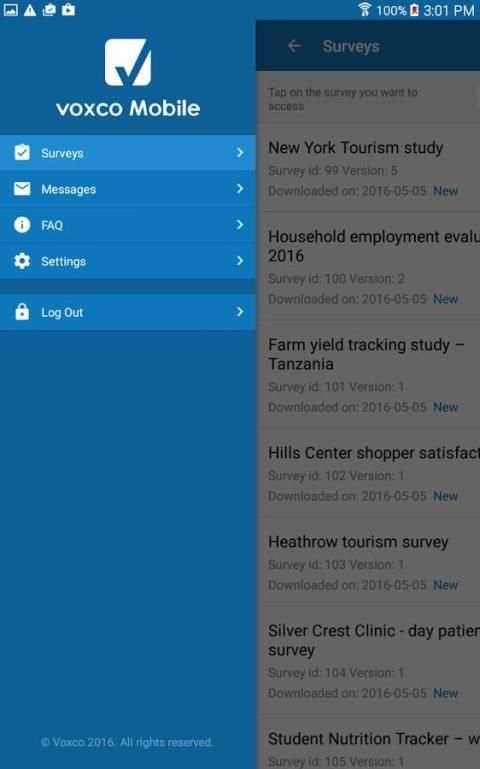 Voxco Mobile Offline screenshot 2