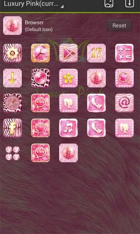 (FREE) Luxury Pink GO Theme 1 تصوير الشاشة