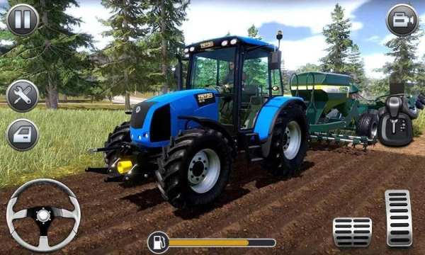 Farming Simulator - Big Tractor Farmer Driving 3D स्क्रीनशॉट 3