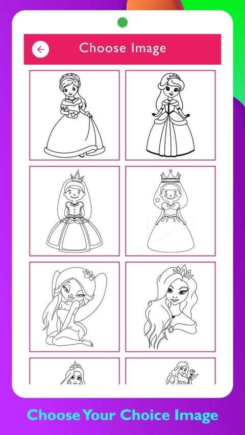 Princess Painting Games स्क्रीनशॉट 6