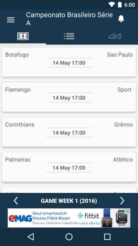 Brazil Football League screenshot 1