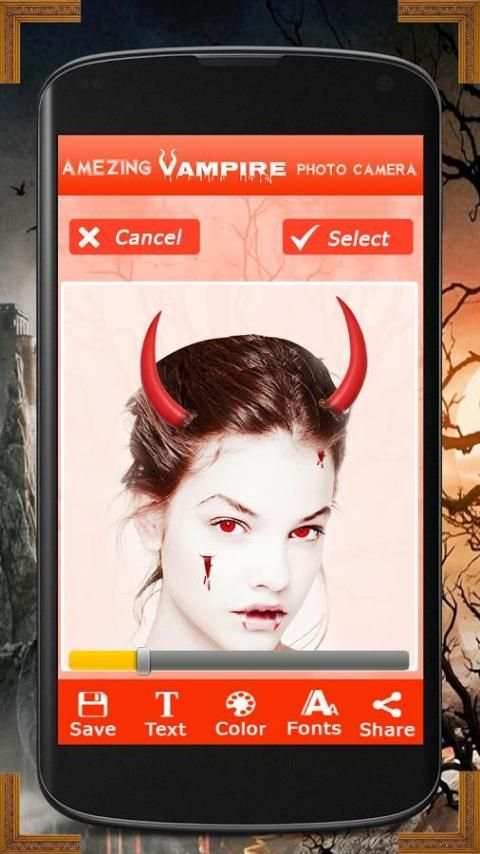 Amazing Vampire Photo Camera 2 تصوير الشاشة
