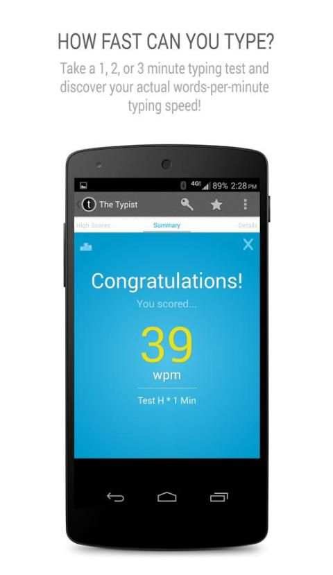 Typist: A Quick Typing Test screenshot 12