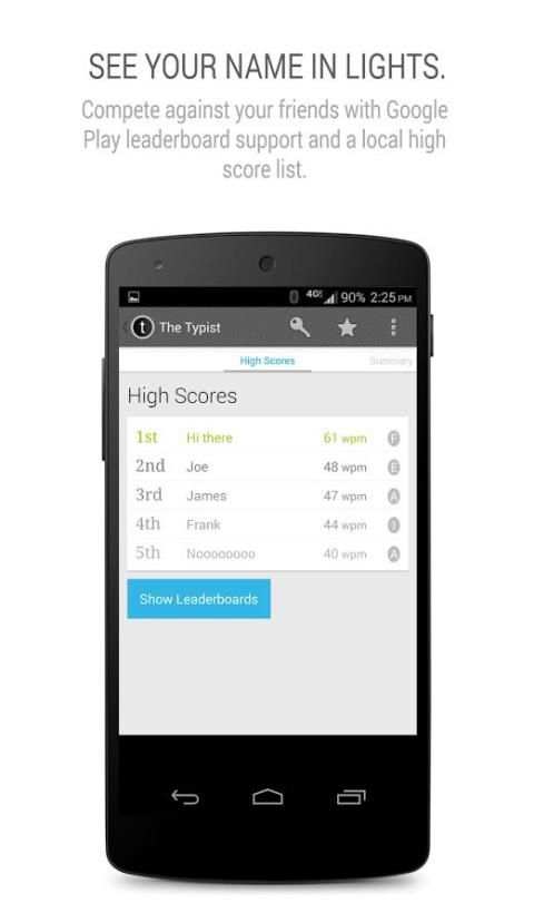 Typist: A Quick Typing Test скриншот 8