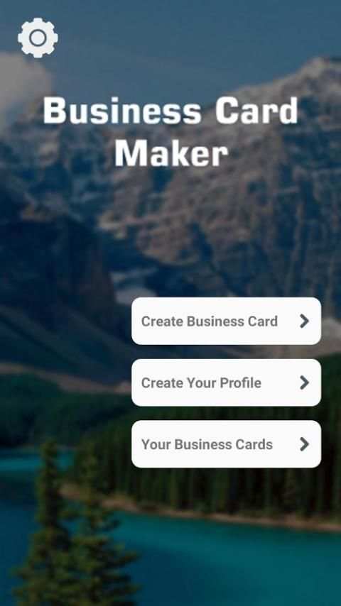 Business Card Maker स्क्रीनशॉट 1