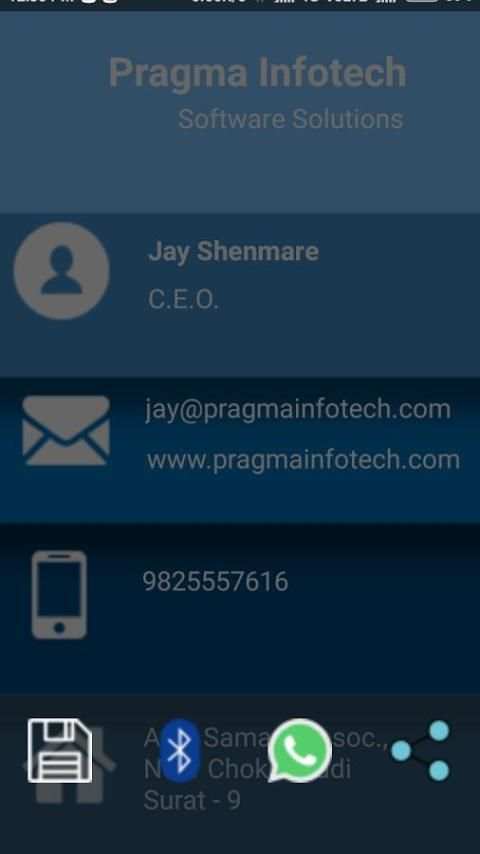 Business Card Maker स्क्रीनशॉट 4