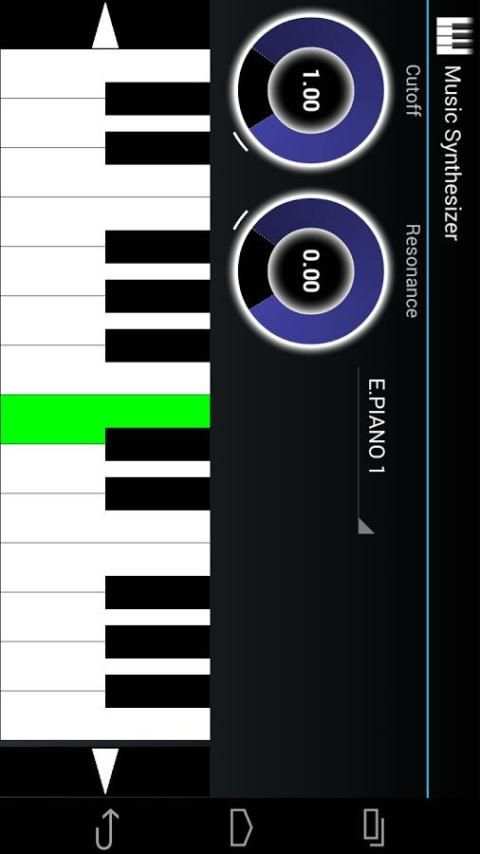 Music Synthesizer for Android 3 تصوير الشاشة