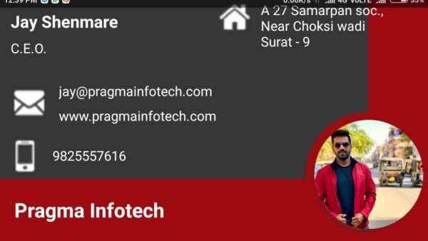 Business Card Maker स्क्रीनशॉट 5