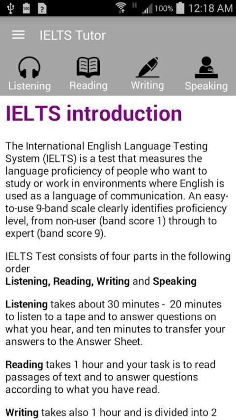 IELTS Tutor 1 تصوير الشاشة