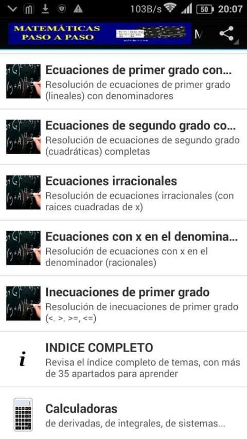 Matemáticas paso a paso screenshot 10