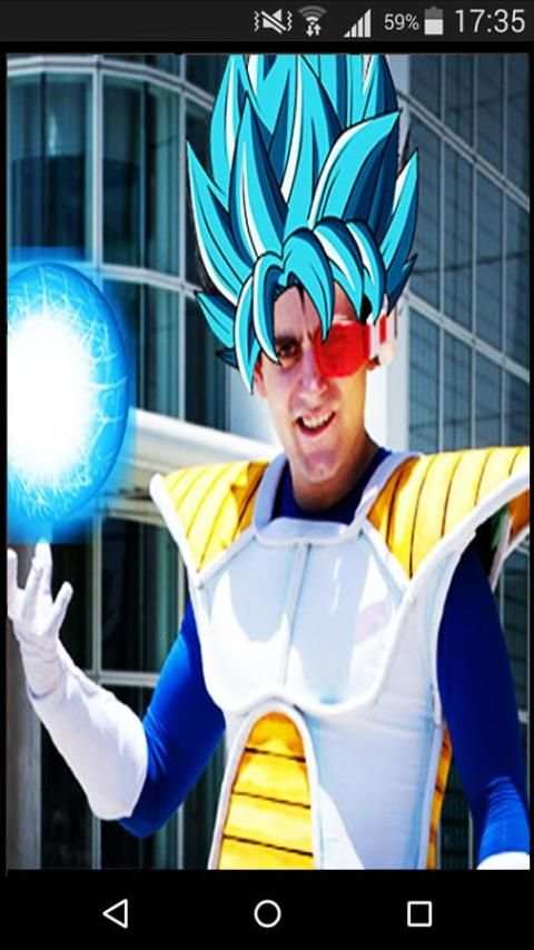 Photo Effects - Saiyan Camera screenshot 1