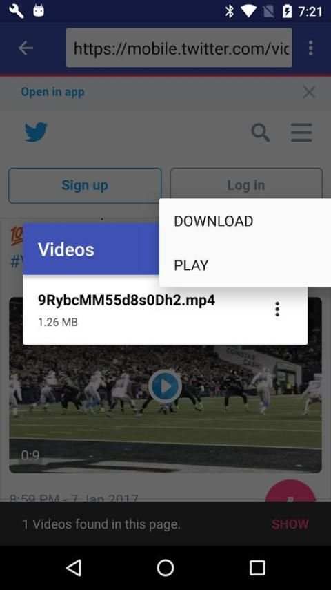 All Video Downloader Facebook скриншот 3