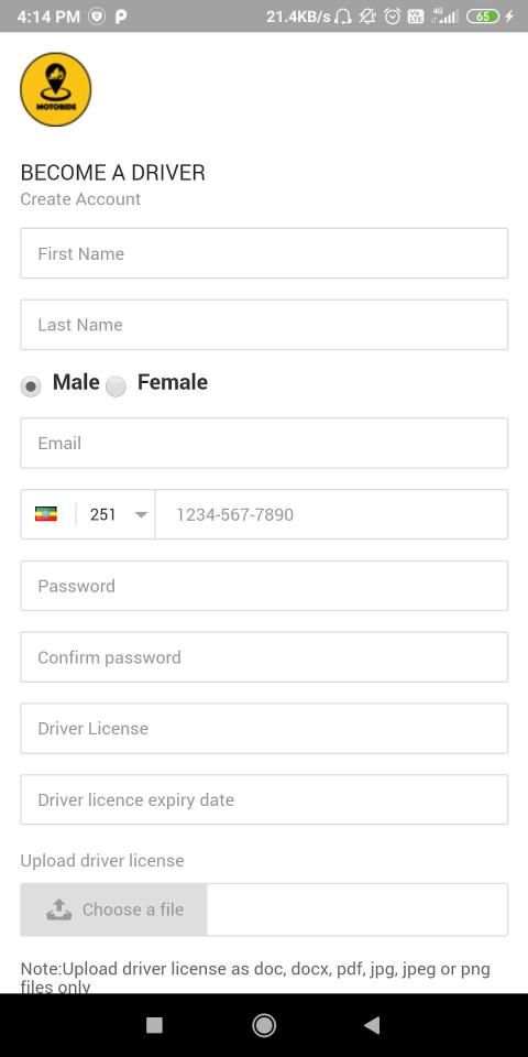 MotoRide Driver screenshot 5