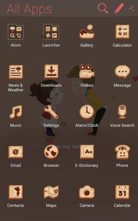 Oh, My darling Atom theme screenshot 3