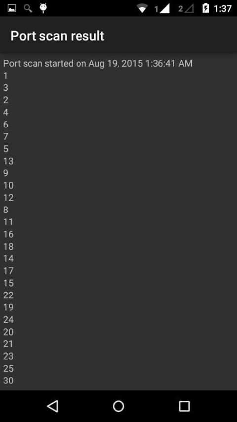 UDP Port Scanner Beta скриншот 1