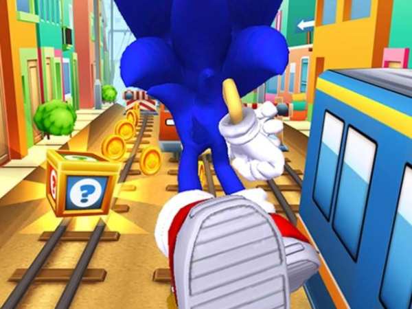 Subway Sonic Surf Jump скриншот 1