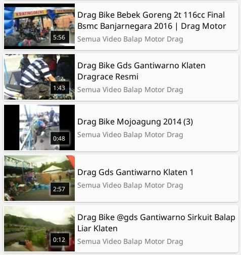 Video Balap Motor Mobil Drag screenshot 1