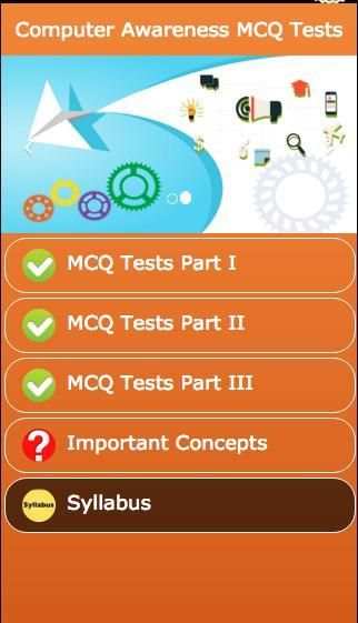 Computer Awareness MCQ Tests 3 تصوير الشاشة