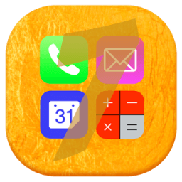 Golden Launcher for iPhone 7 иконка