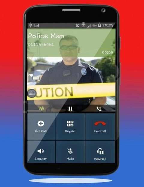 Police Calling App - Fake Call скриншот 4