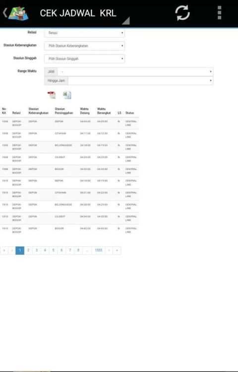 CEK JADWAL KRL screenshot 2