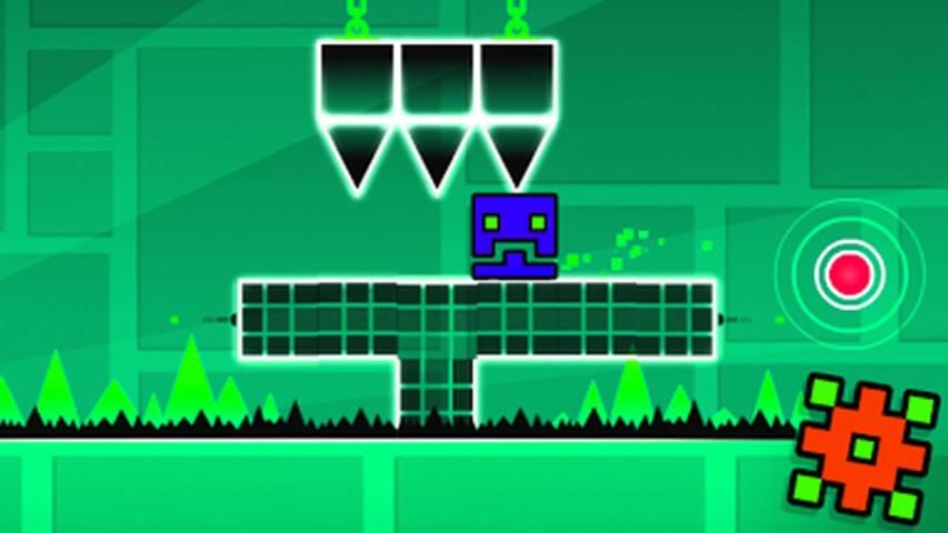 Настоящий взломанный geometry dash