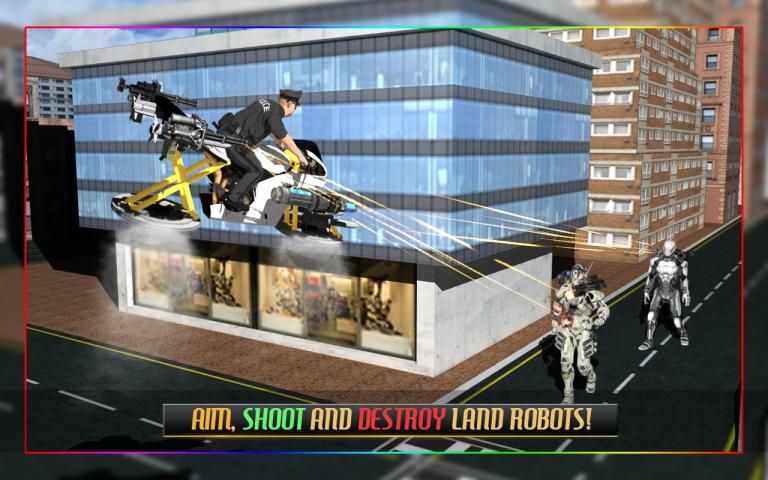 Police Chase Futuristic Robot screenshot 29