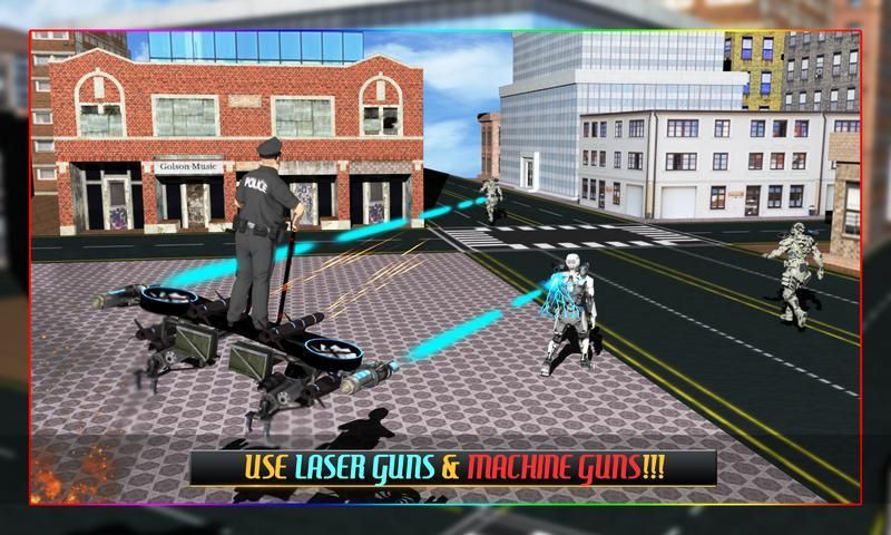 Police Chase Futuristic Robot screenshot 46