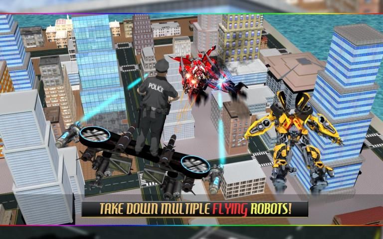 Police Chase Futuristic Robot screenshot 9