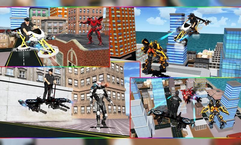 Police Chase Futuristic Robot screenshot 44