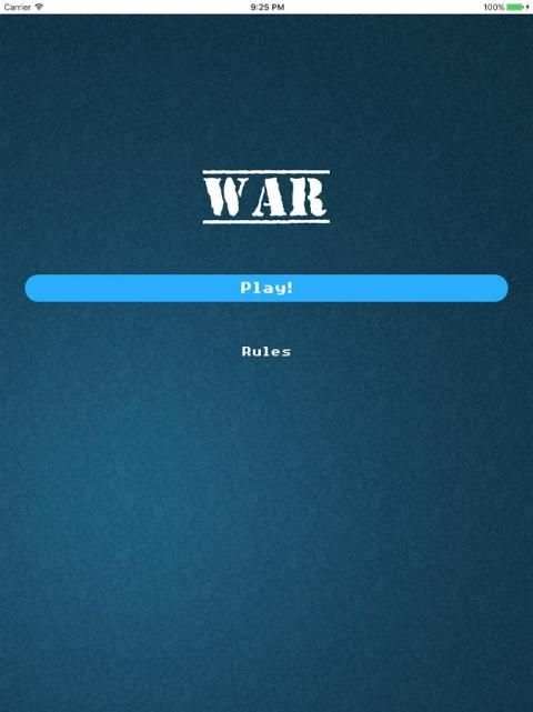Mobile War Card Game скриншот 2
