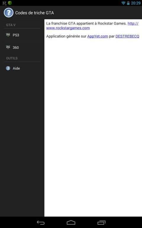 Codes de triche GTA स्क्रीनशॉट 1
