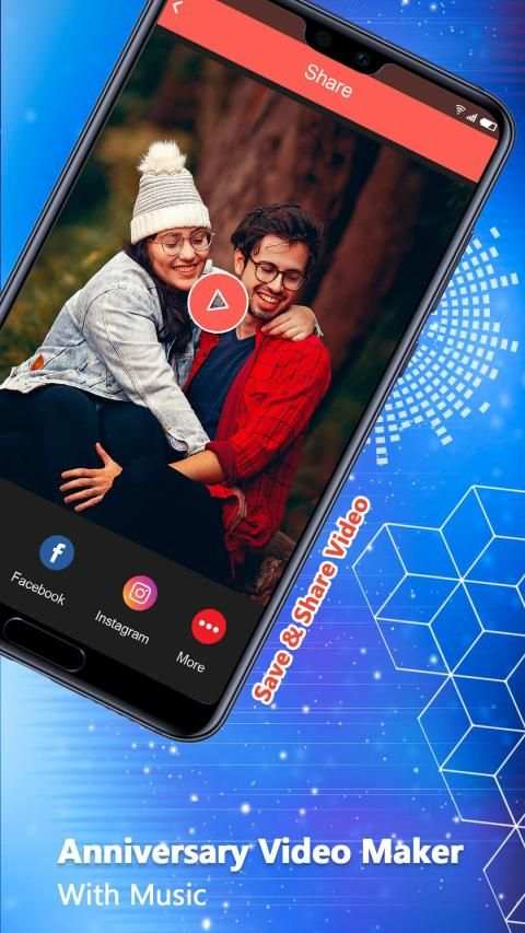 Anniversary Photo Video Maker With Music screenshot 1
