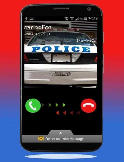 Police Calling App - Fake Call screenshot 1
