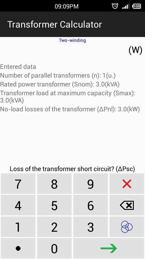 Transformer Calculator screenshot 6