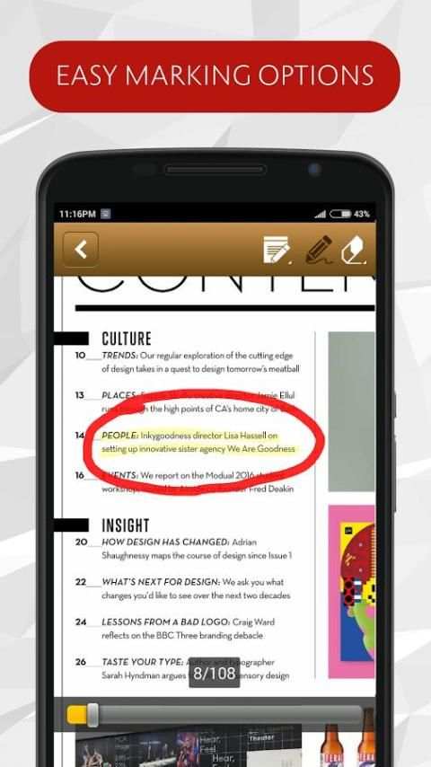 Fast PDF Reader स्क्रीनशॉट 2