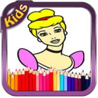Cinderella Princess Coloring