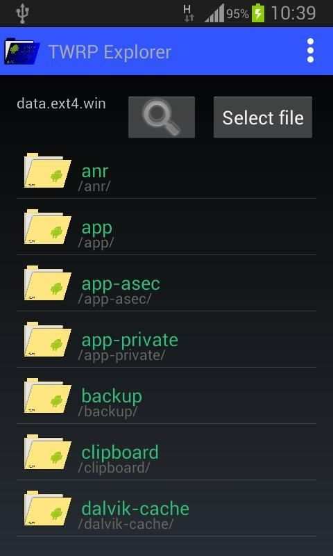 TWRP Explorer स्क्रीनशॉट 6