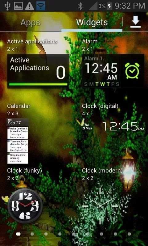 Tree In Night LWP screenshot 1
