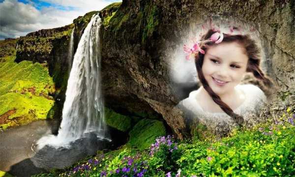 Waterfall Photo Frames 3 تصوير الشاشة