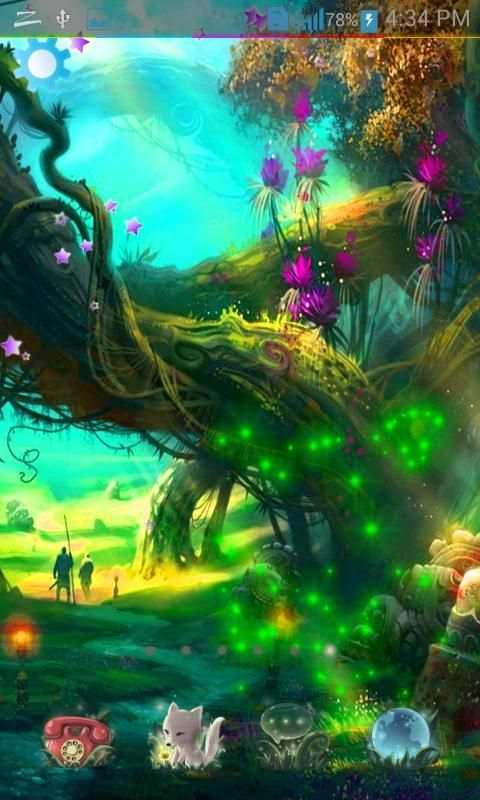 Magic Touch Live Wallpaper скриншот 2