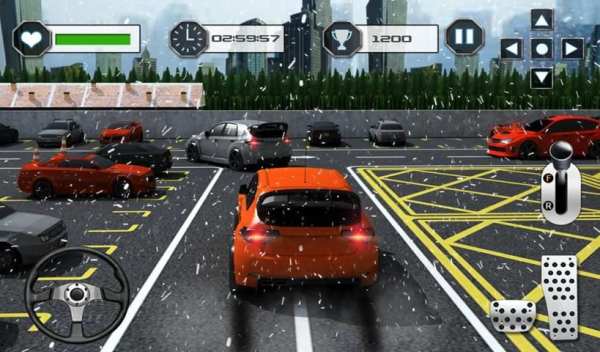 Multi-Level Winter Car Parking screenshot 5