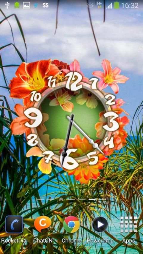 Lilium Flower Clock स्क्रीनशॉट 2